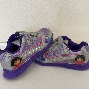 Dora the Explorer Light Up Purple Sneaker Size 12